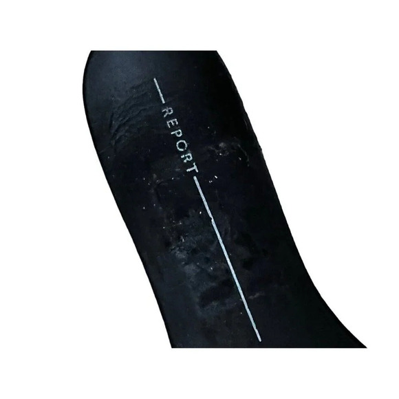 Report Slicker Matte Black Chelsea Rain Boots Size 10/40 Style 581072 Women’s - Picture 8 of 11